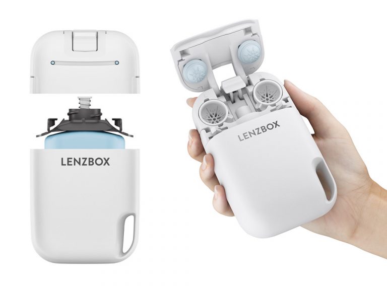 LenzBox: Innovative contact lens cleaning