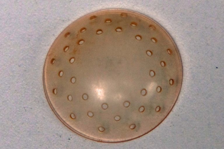 A historic therapeutic contact lens