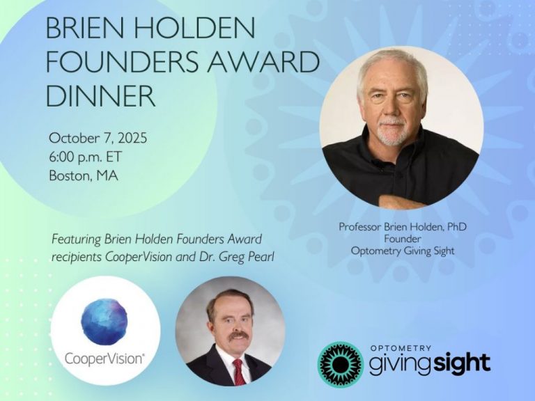 First Brien Holden Founders Award dinner